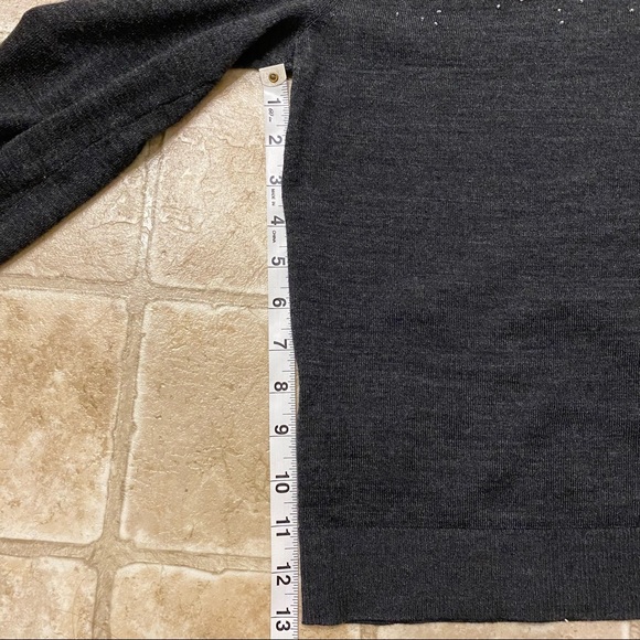 LOFT | 3/4 sleeve sweater with beaded detail - Picture 5 of 5